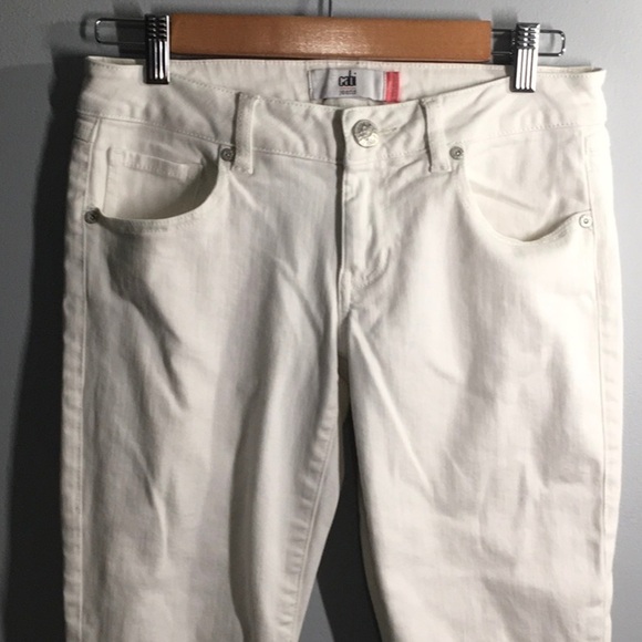 CAbi jeans women's size 2 white slim boyfriend women’s size 2 - Picture 3 of 15